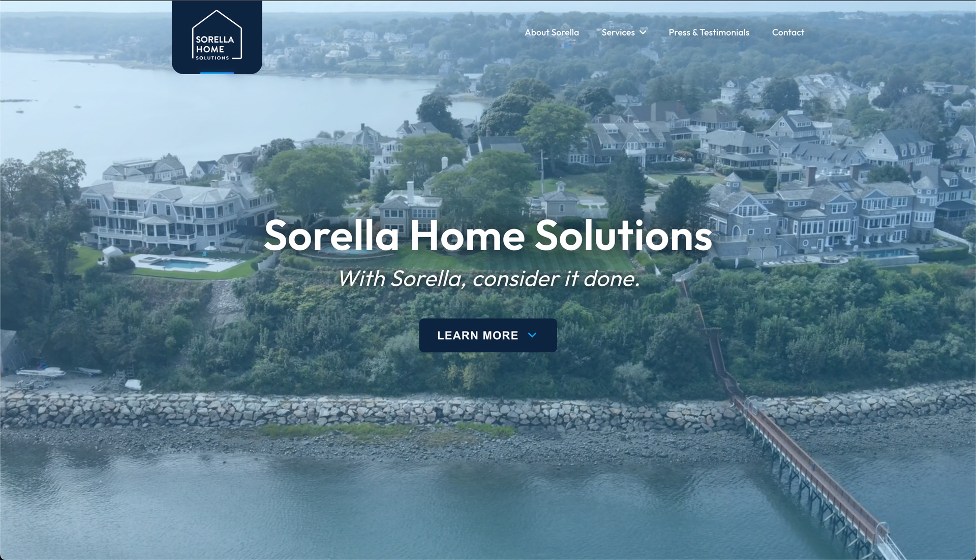 Sorella Home Solutions Corporate Website